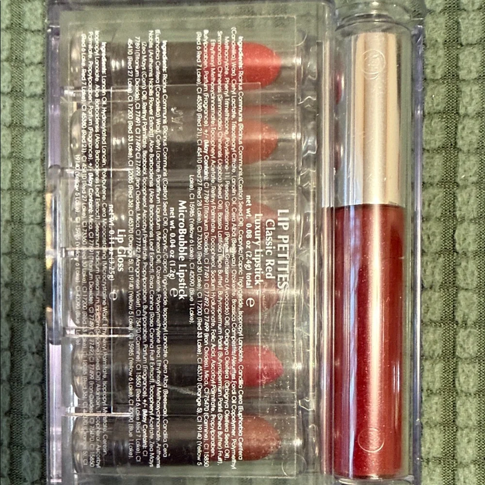 Matte Luxury Lipstick Set in Classic Red